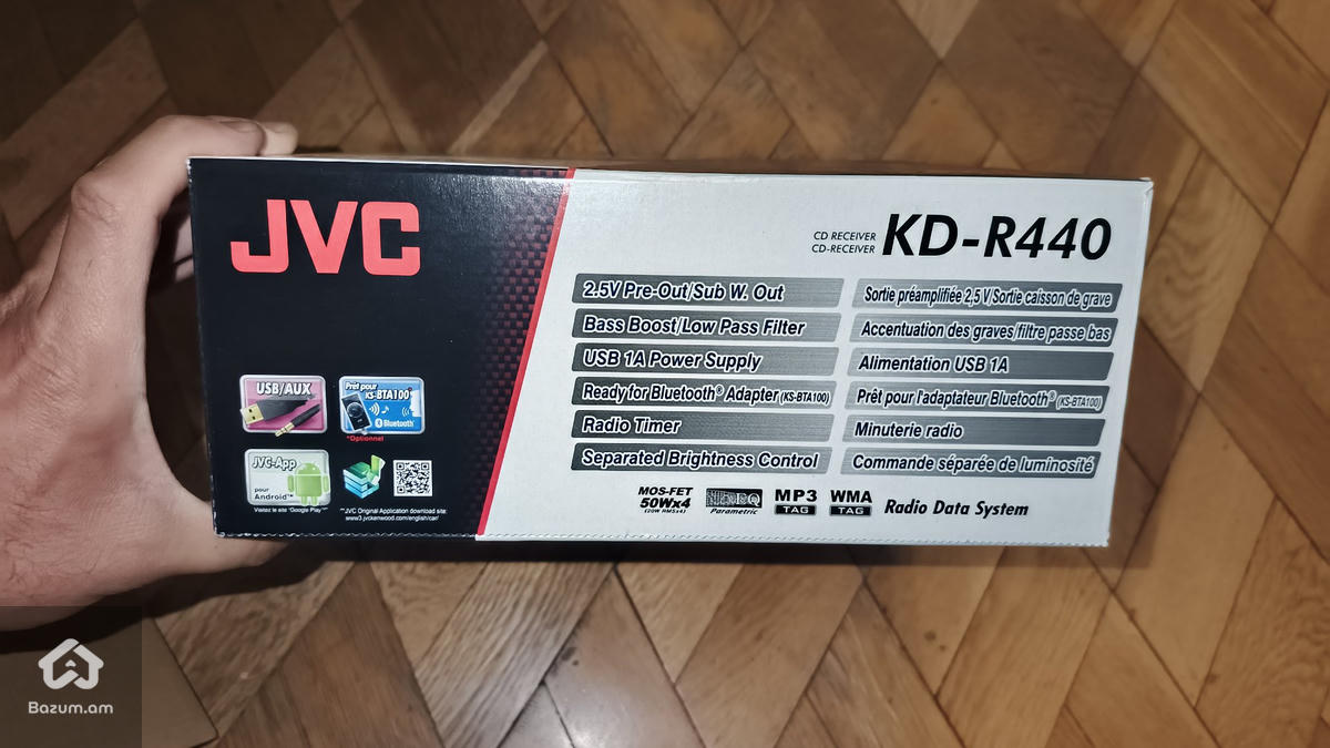 KD-PKR440 JVC աուդիոմագ իր 16 չափսի 2 դինամիկներով - image 5