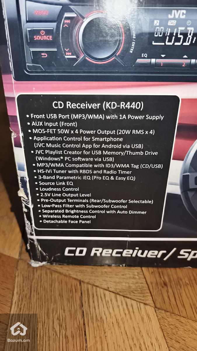 KD-PKR440 JVC աուդիոմագ իր 16 չափսի 2 դինամիկներով - image 11