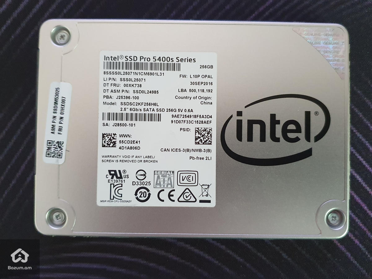 SSD Intel Pro 5400s 256GB 2.5-inch NAND TLC Model-SSDSC2KF256H6L - image 2