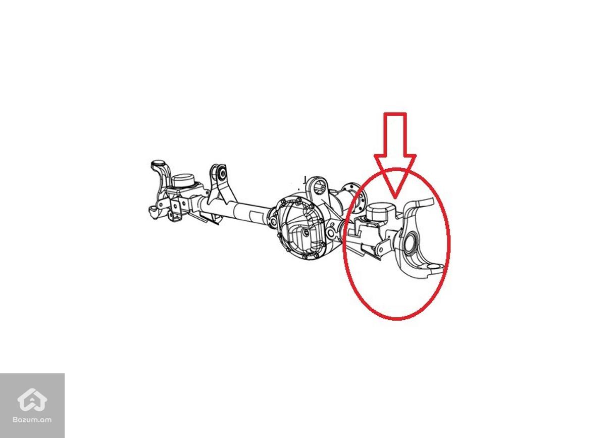 JEEP WRANGLER պոլոսի սալնիկ,Сальник полуоси.8141 - image 4