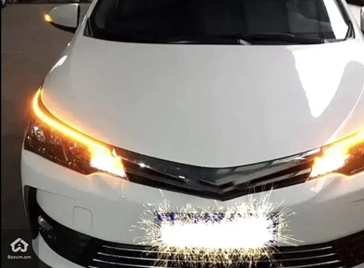 Toyota corolla 2016-2018 LED Լույսեր Թարթիչներ Надфарник Ցերեկային Լույս DRL հալ - image 6