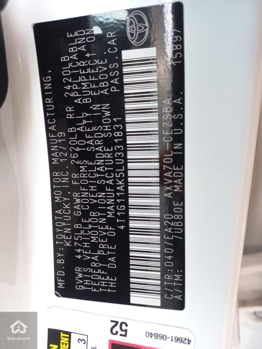 Toyota Camry V70 Անթերի - image 38