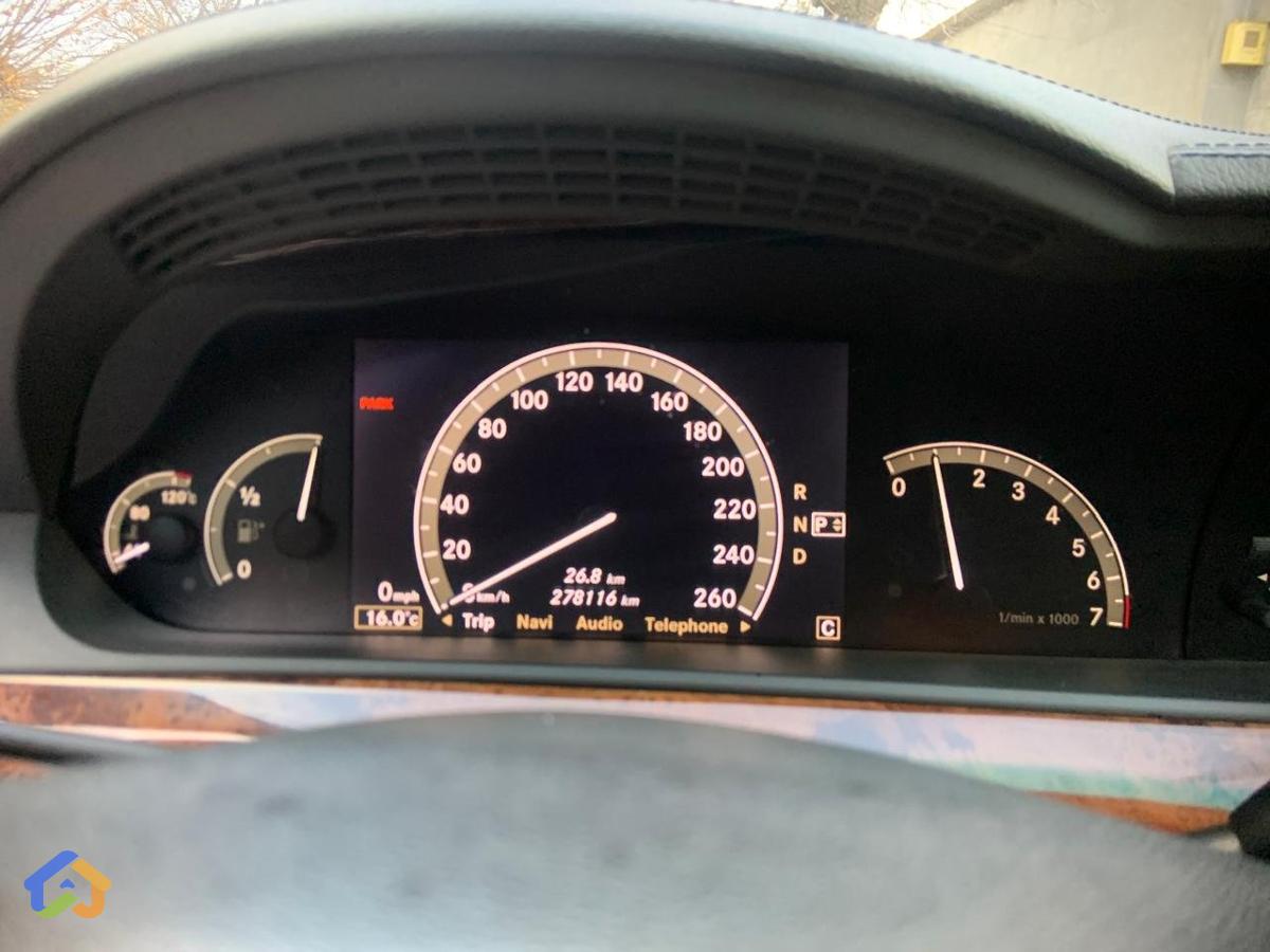 Mercedes-Benz S-Class, 5.5 լ, 2007 թ., գազ - image 13