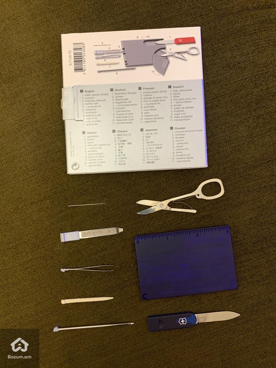 Victorinox SwissCard, Շվեյցարական հավաքածու - image 10