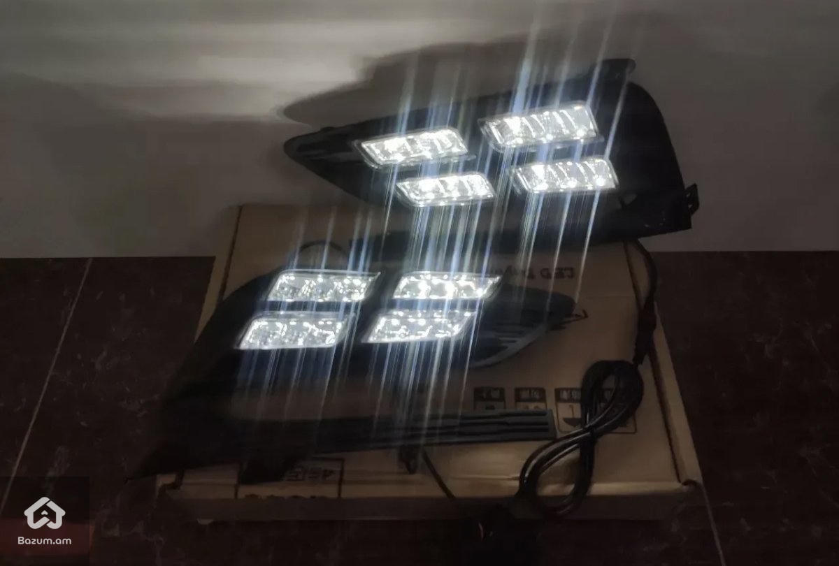 Chevrolet Cruze 16-18 LED ցերեկային լույսեր թարթիչ հալոգեն տումաննիկ Подфарник - image 6