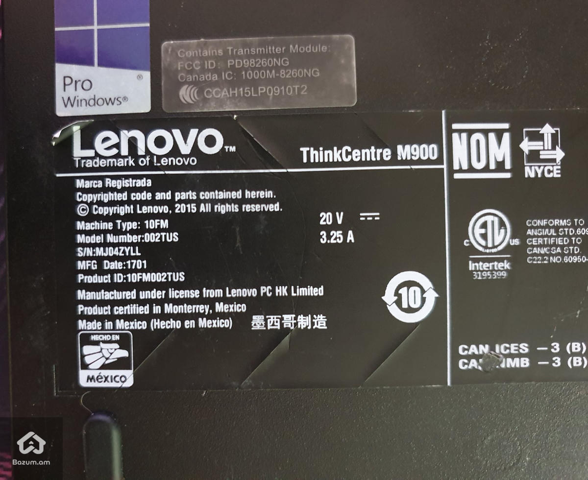 Mini Pc Lenovo ThinkCentre M900 Micro Intel Core i7 6700T 8Gb Ram 128Gb SSD M2 - image 5