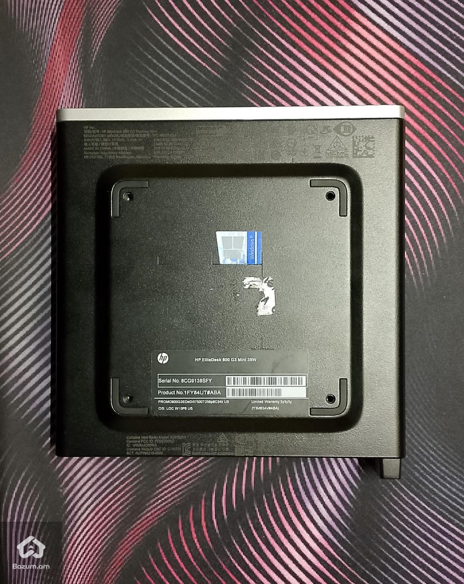 Mini PC HP EliteDesk 800 G3 Micro i5 7500T RAM 8Gb 256Gb SSD M2 Nvme - image 4