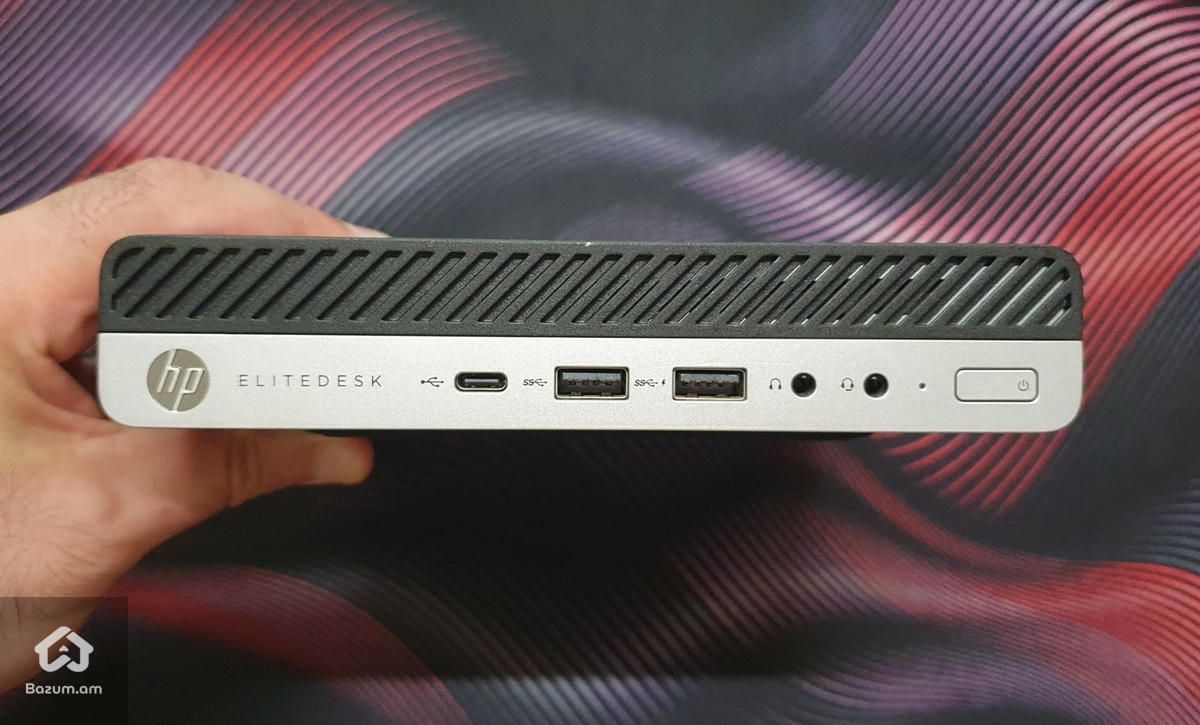 Mini PC Hp EliteDesk 800 G4 Mini Core i3-8100 RAM 8GB 480GB SSD - image 1