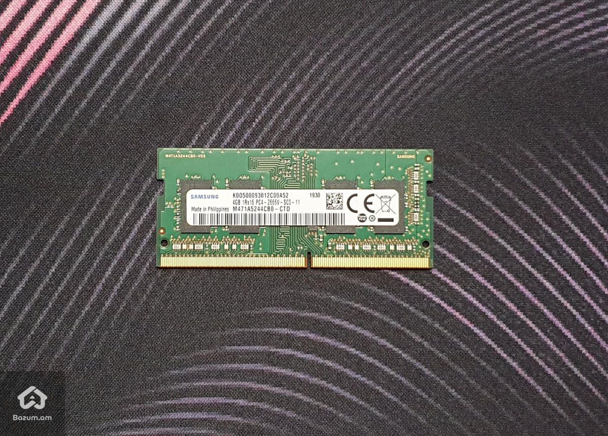 Ram Samsung 4GB DDR4 2666MHz Model-M471A5244CB0-C TD SO-DIMM - image 1