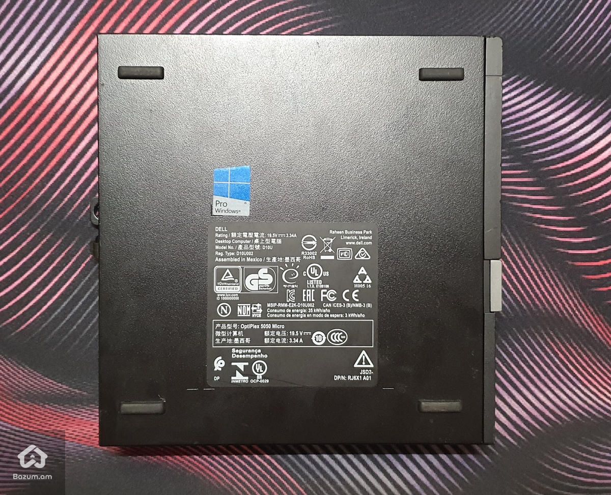 Mini Pc Dell OptiPlex 5050 Micro Intel Core i5-7600T 16Gb Ram 128GB SSD M2 Nvme - image 3