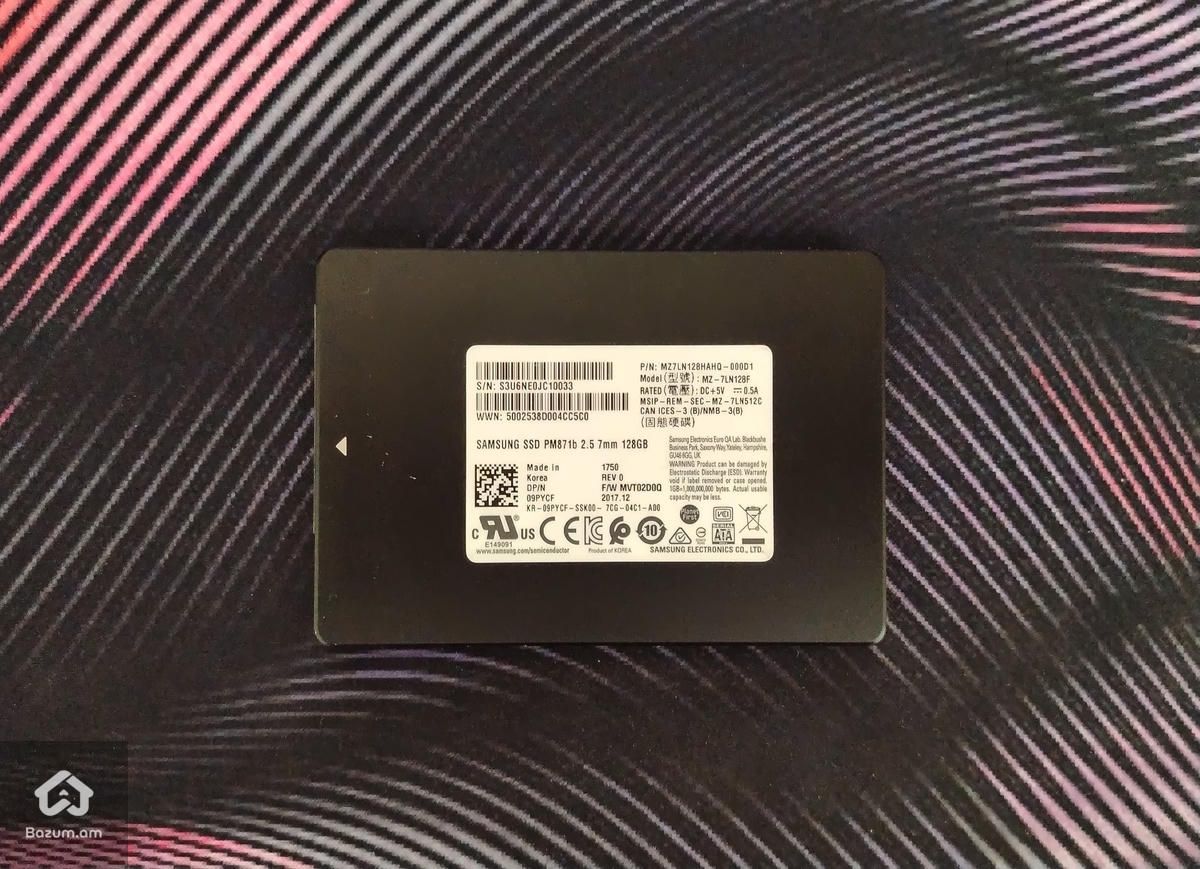 SSD Samsung PM871b Enterprise Series 128GB Model-MZ-7LN128F TLC NAND - image 1