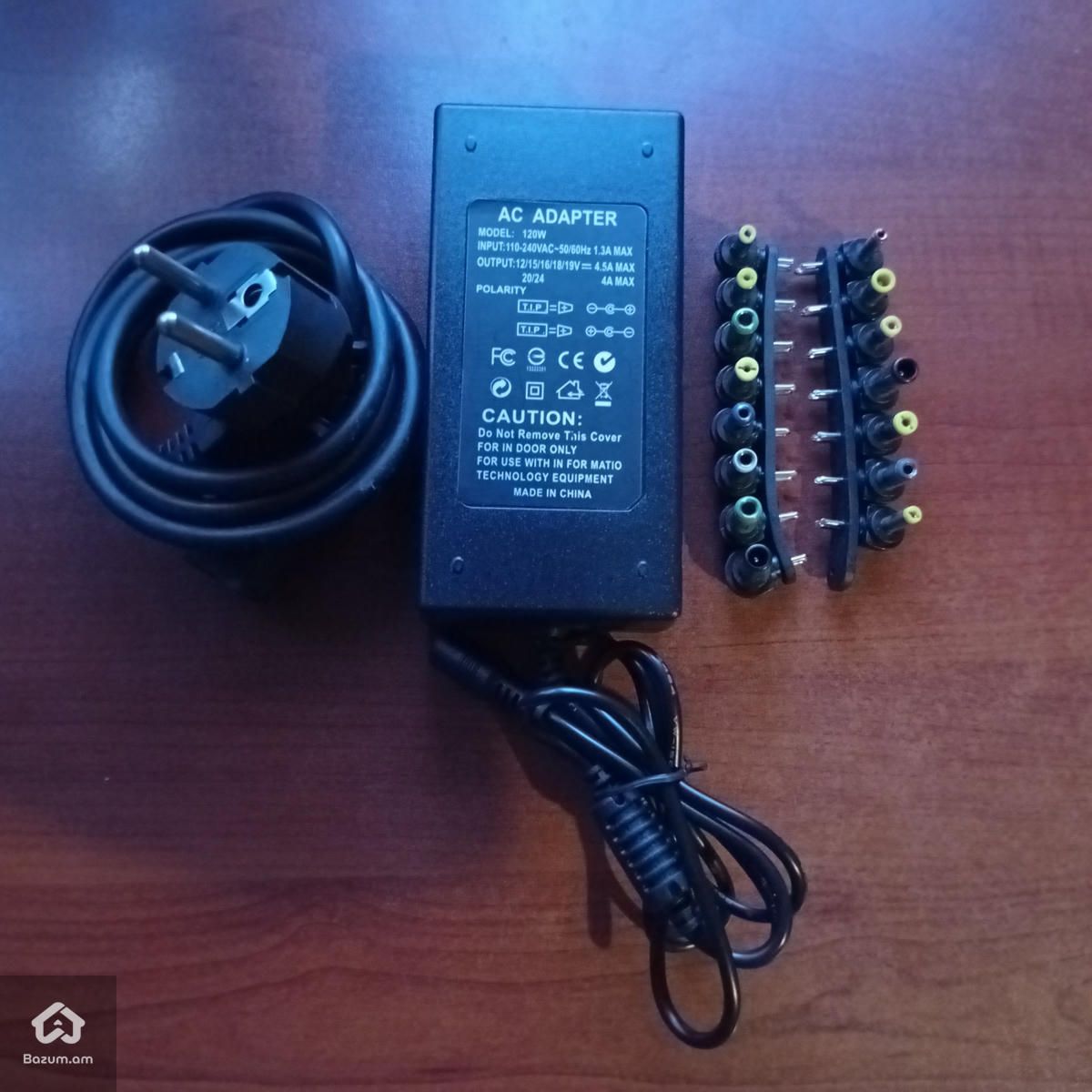 Универсальный блок питания, зарядка для ноутбука 12-24В, мощность 120 W - image 1