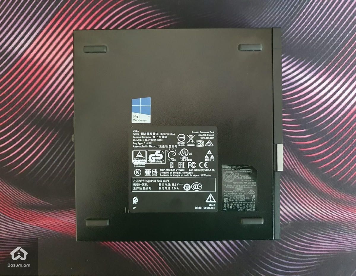 Mini Pc Dell OptiPlex 7050 Micro DM Intel Core i5 7500T 8Gb Ram 256GB SSD M2 - image 5