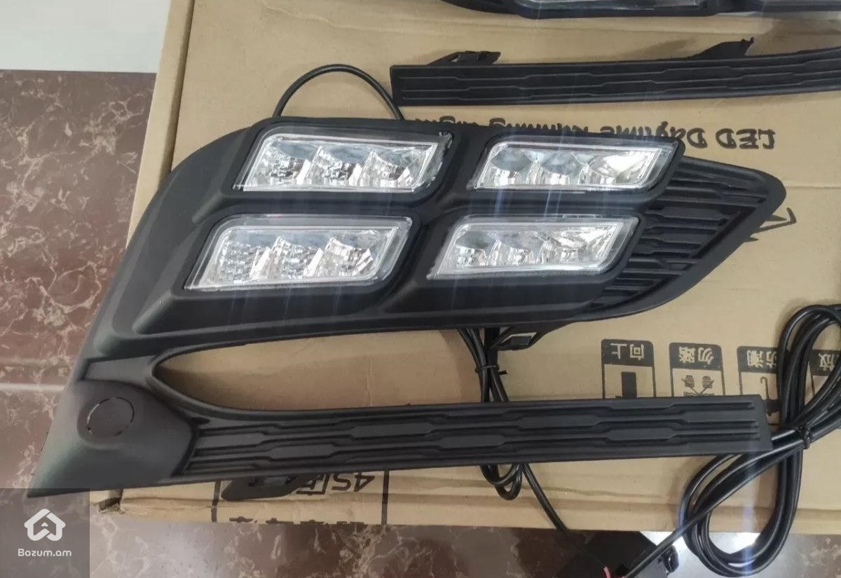 Chevrolet Cruze 16-18 LED ցերեկային լույսեր թարթիչ հալոգեն տումաննիկ Подфарник - image 5