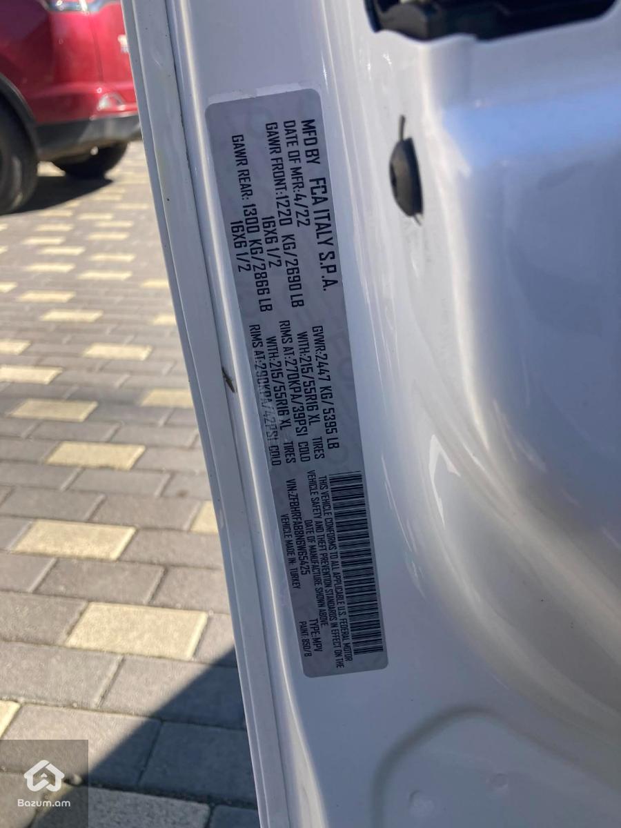 RAM ProMaster City, 2.4 լ, 2022 թ. - image 13