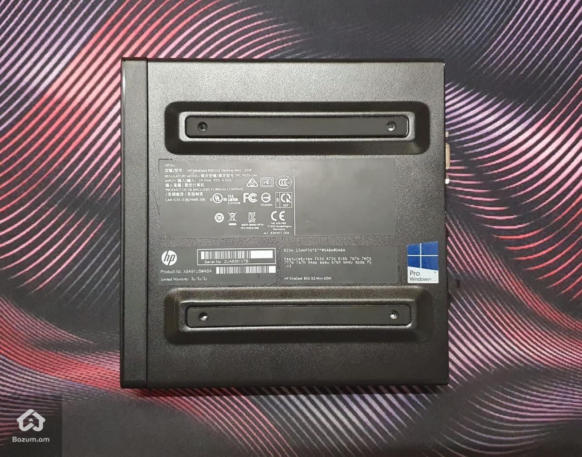 Mini PC HP EliteDesk 800 G2 Micro i7-6700 RAM 16Gb 256Gb SSD M2 Nvme - image 3