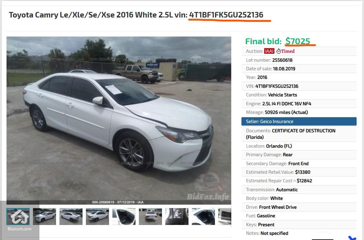 Toyota Camry 2016 SE - բենզին, սպիտակ գույն - image 18