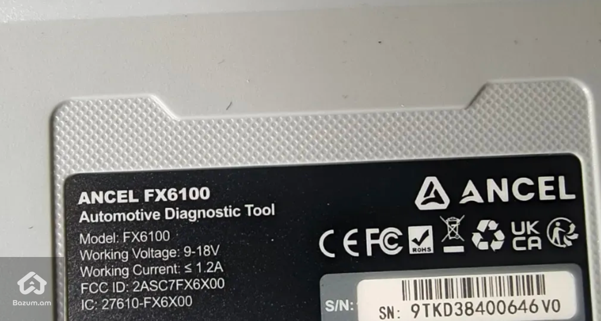 Մեքենաների դիագնոստիկայի սարք Ancel FX6100, Obd2 - image 6