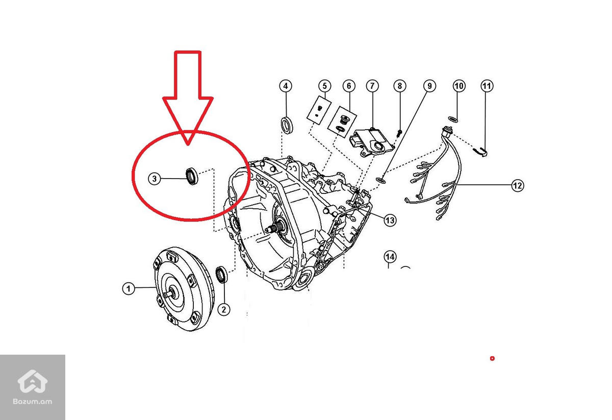 JEEP COMPASS 2wd պոլոսի սալնիկ,Cальник правой.8138 - image 7